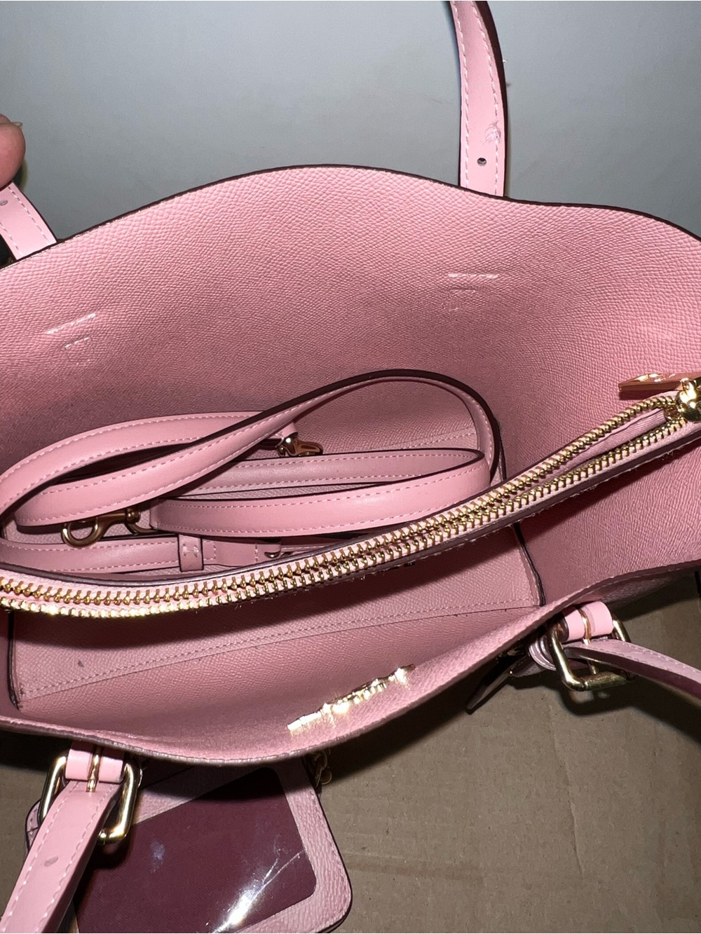 COACH Pink Mollie tote and matching wallet - Picture 6 of 7